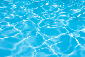 Fototapeta na wymiar Clean water in swimming pool