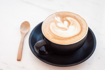 cappuccino coffee on table