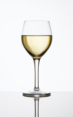 glass of white wine