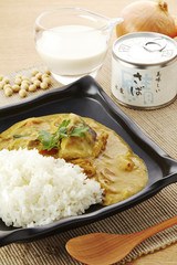 豆乳鯖カレー