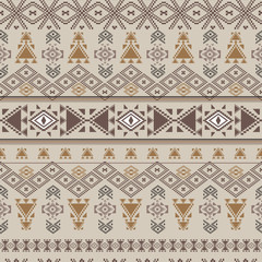 Ethnic tribal geometric pattern