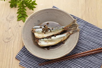 鰯の山椒煮