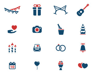 Wedding simply icons