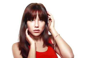Naklejka premium Beauty Model