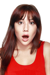 shocked woman