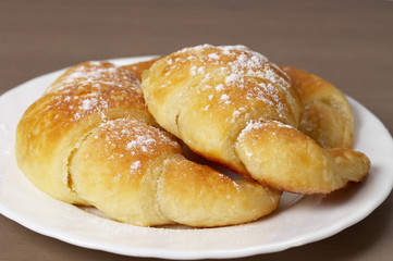 Fresh croissants