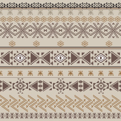 Ethnic tribal geometric pattern