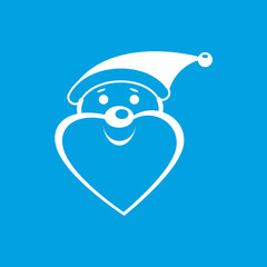 White Santa Clause icon