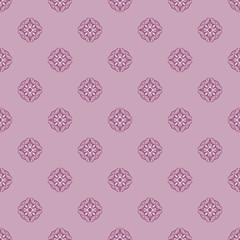 Pattern with decorative symmetric ornament