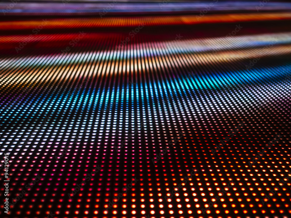 Poster Led light Pattern technology colorful abstract background