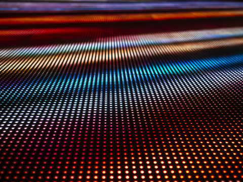 Led Light Pattern Technology Colorful Abstract Background