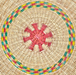 circle basketry pattern texture background