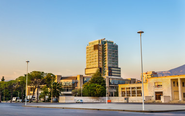 View of the Palace of Congresses in Tirana - Albania