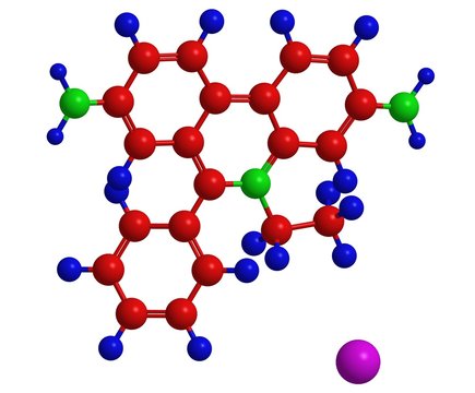 Molecular structure of ethidium bromide
