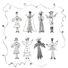 Kids Doddles,women,dancing posing,being happy,graphic resources