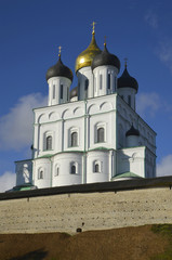 Вид на Троицкий собор. Псков