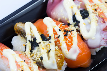 japanese food sushi on the plate