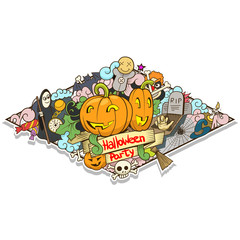 Halloween design vector illustration