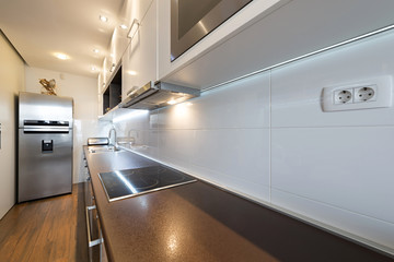 Interior of a modern kitchen