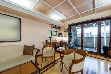 Classic styled living room interior