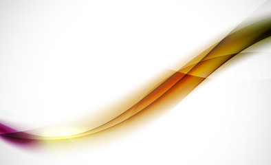 Colorful wave line, abstract background with light and shadow