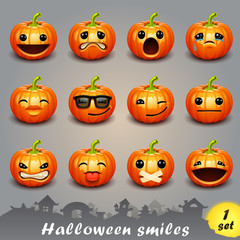 Halloween smiles-set 1