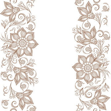 Vector Lace pattern for invitation or greeting card