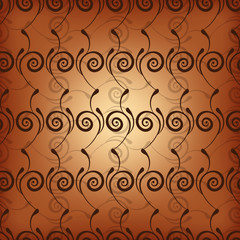 curls seamless pattern