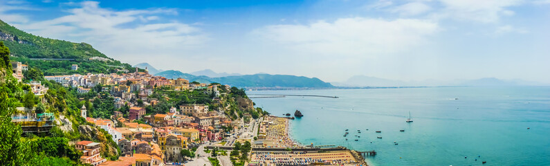 Vietri sul Mare with famous Amalfi Coast, Campania, southern Italy