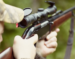 Rifle aiming
