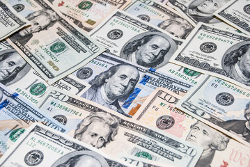 heap of different american dollars