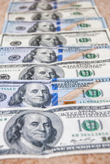 one hundred dollars banknotes