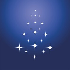 starry Christmas tree © Paweł Żmich