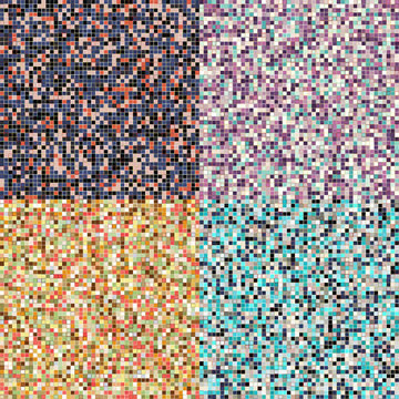 set a backgrounds of squares