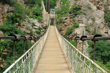 Suspended bridge