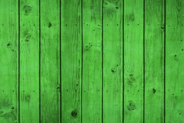 Fototapeta premium Bright green wooden planks