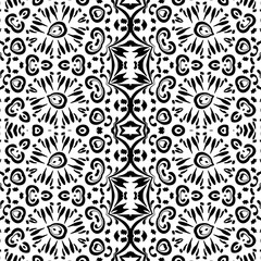 Abstract seamless outline pattern