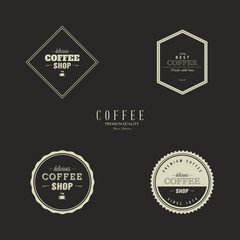 Obraz premium Coffee labels