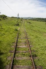 Fototapeta premium Empty railway