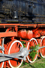 Steam locomotive detail