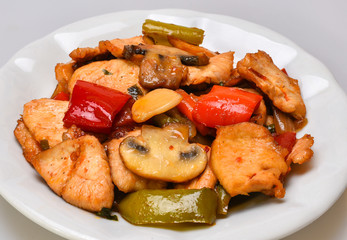 tiryaki soslu tavuk sote