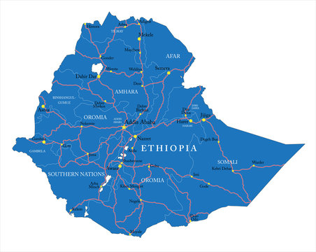 Etiopia map