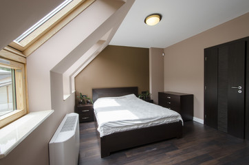 Fototapeta na wymiar Interior View Of Beautiful Luxury Bedroom