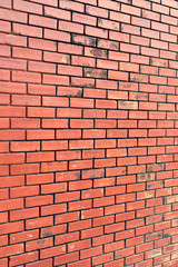 brick wall texture background material of industry building