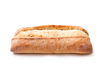 pain de campagne sur fond blanc