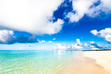 Sea, beach, seascape. Okinawa, Japan, Asia.