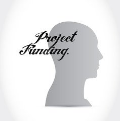 Project Funding mind sign concept