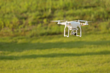 Drone Above Field