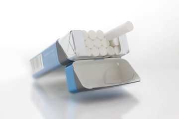 Cigarette isolated on a white background