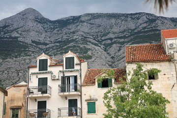 Buildings in Makarska